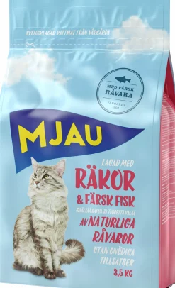 Kattmat Mjau Adult Räkor & Fisk 3,5kg