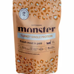 Kattmat Monster Adult Pouches Turkey broth 8x85g