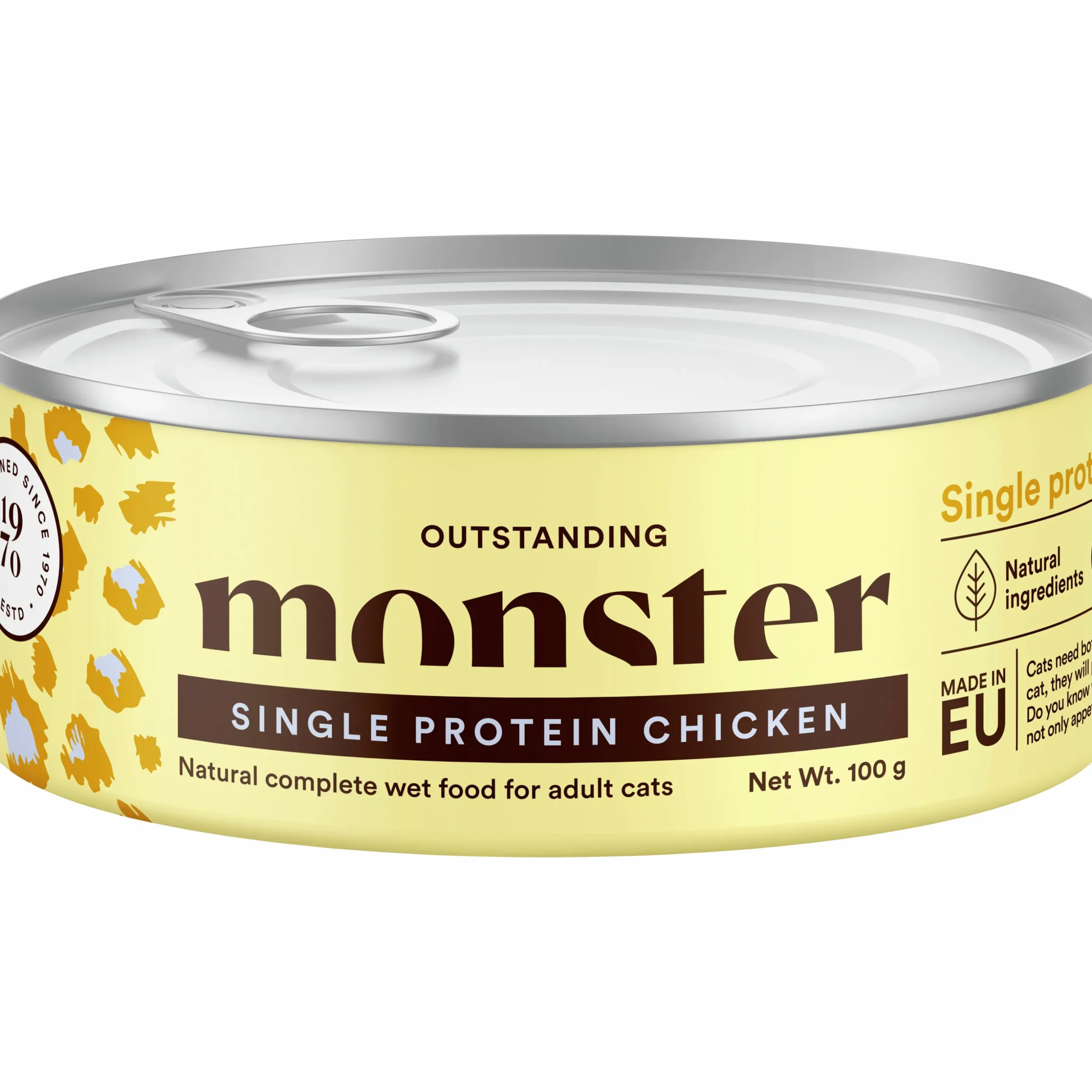 Kattmat Monster Adult Single Protein Chicken 100g