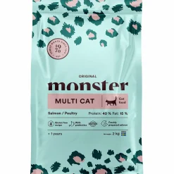Kattmat Monster Original Adult Multi Cat Salmon/Poultry 2kg