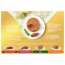 Kattmat Purina Gourmet Gold Menybox Meat/Fish mousse 12x85g