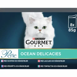 Kattmat Purina Gourmet Perle Menybox Fish i sås 8x85g