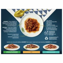 Kattmat Purina Gourmet Perle Delight Menybox i sås 8x85g