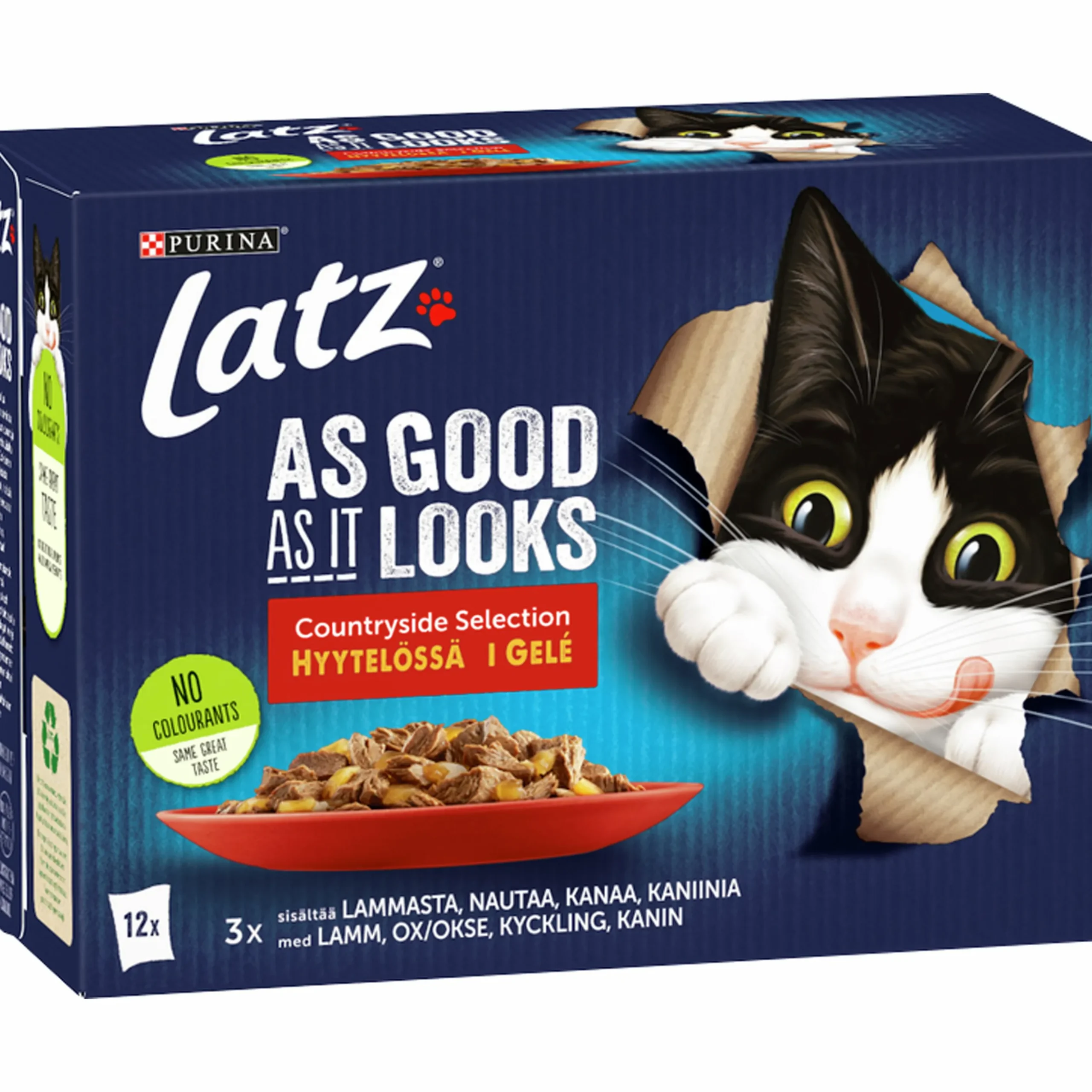 Kattmat Purina Latz As Good As It Looks Kött gelé 12x85g