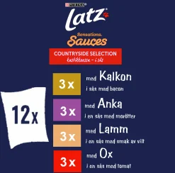 Kattmat Purina Latz Sensations Countryside Mix i sås 12x85g