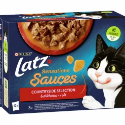 Kattmat Purina Latz Sensations Countryside Mix i sås 12x85g