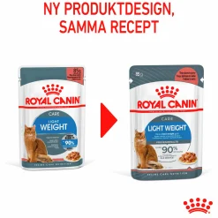 Kattmat Royal Canin Adult Light Weight Pouches Gravy Bitar i sås 12x85g