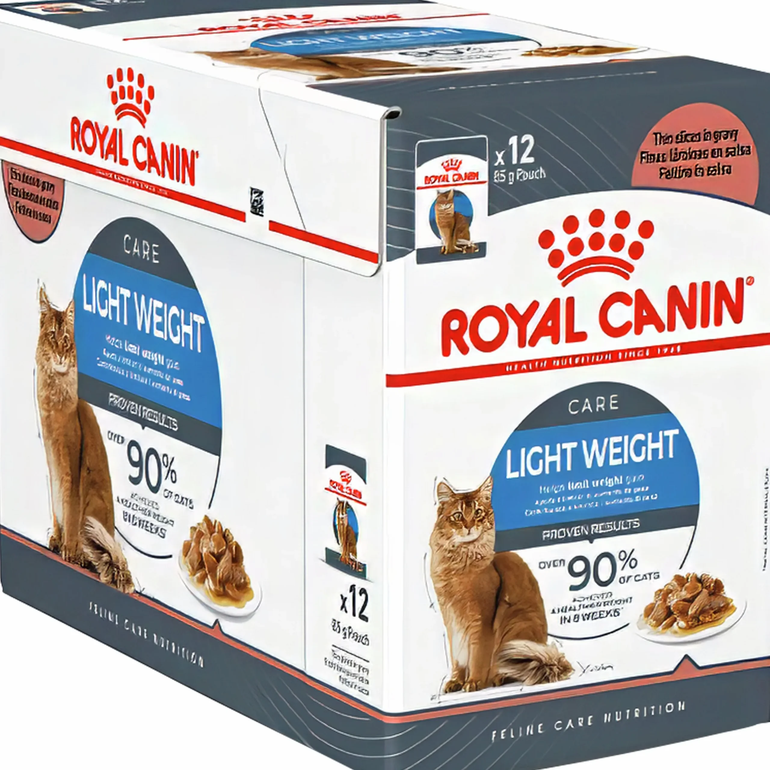 Kattmat Royal Canin Adult Light Weight Pouches Gravy Bitar i sås 12x85g