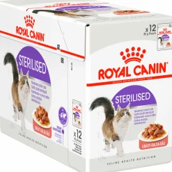 Kattmat Royal Canin Adult Sterilised Pouches Gravy Bitar i sås 12x85g