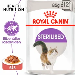 Kattmat Royal Canin Adult Sterilised Pouches Gravy Bitar i sås 12x85g