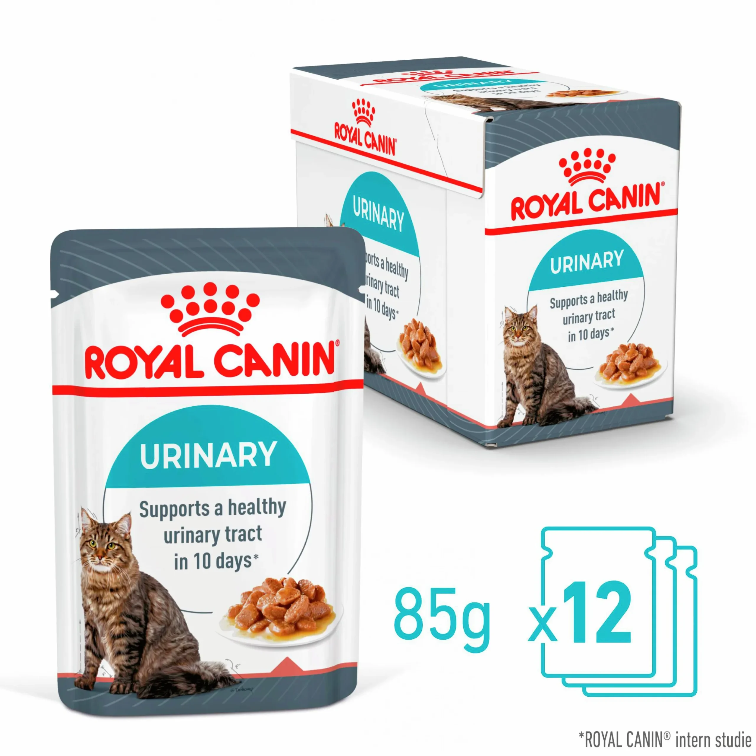 Kattmat Royal Canin Adult Urinary Care Pouches Gravy Bitar i sås 12x85g