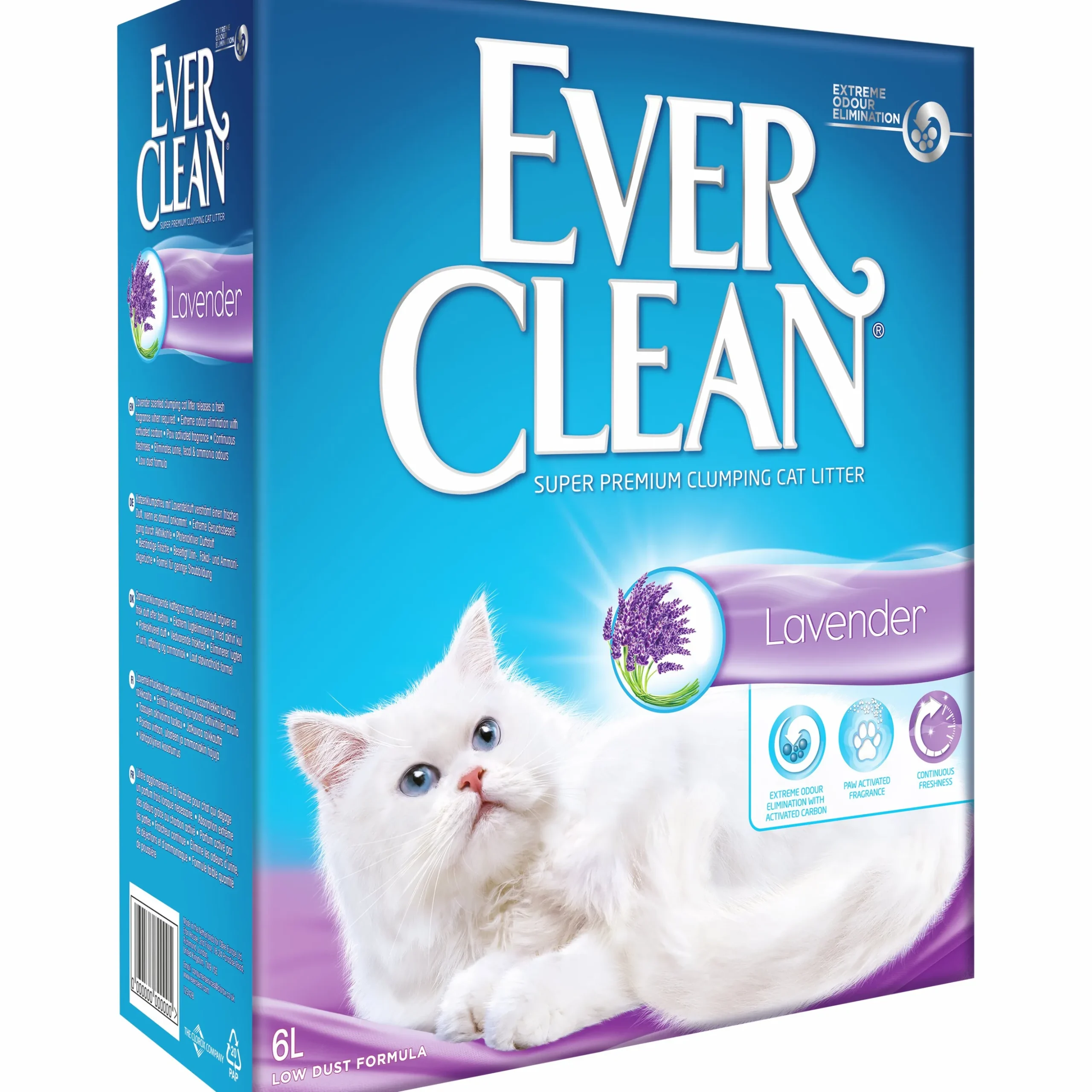 Kattsand Ever Clean Lavendel 6L