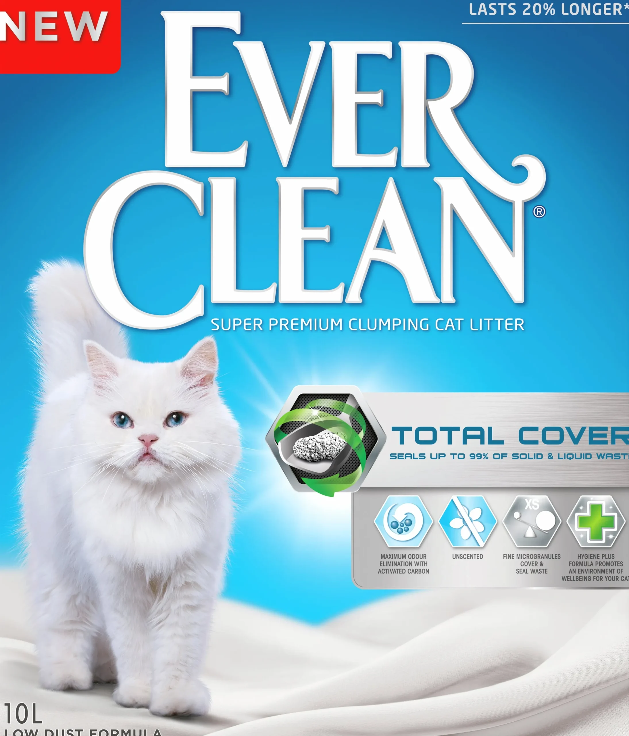 Kattsand Ever Clean Total Cover 10L