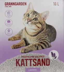 Kattsand Granngården Lavendel 10L
