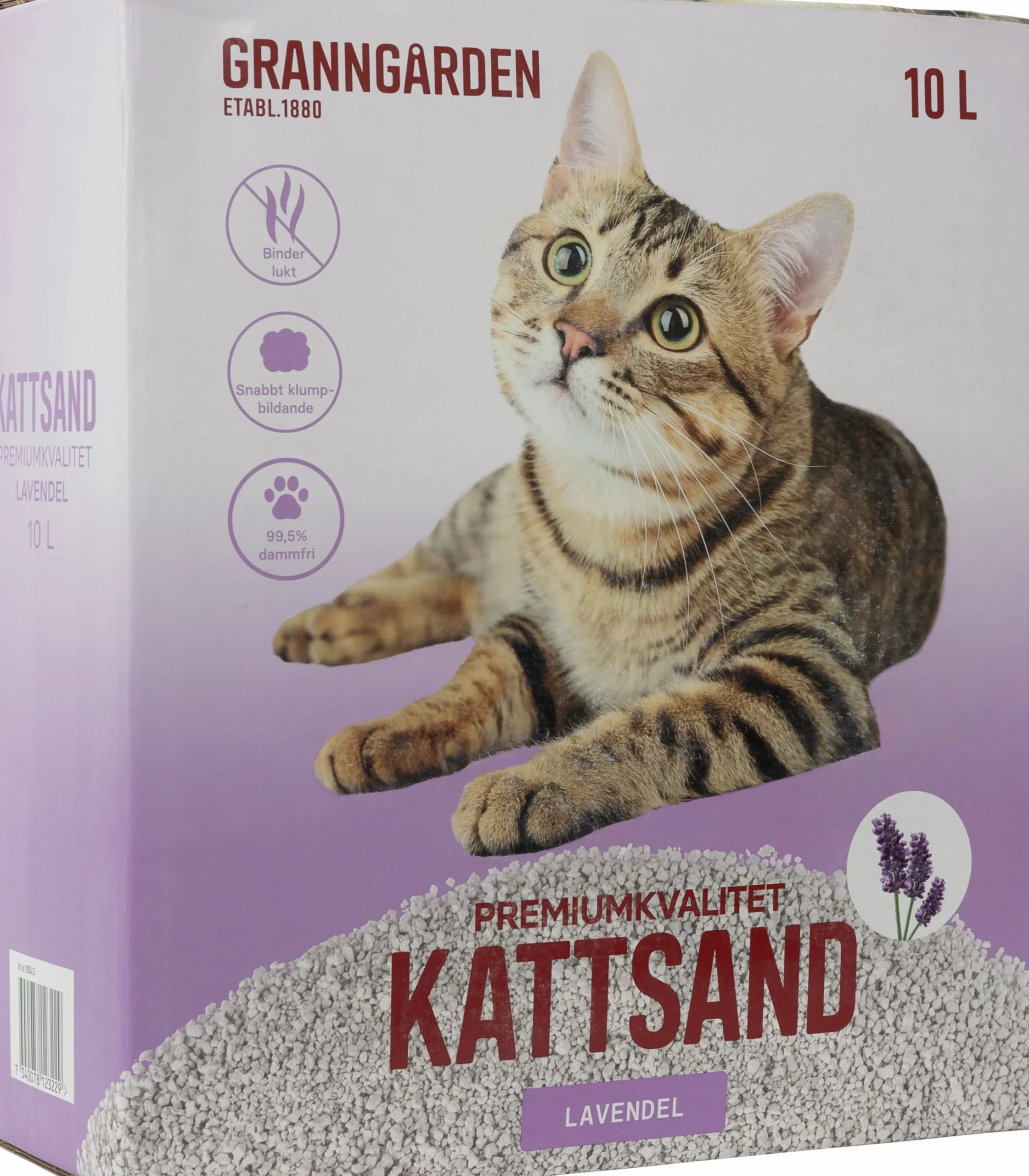 Kattsand Granngården Lavendel 10L