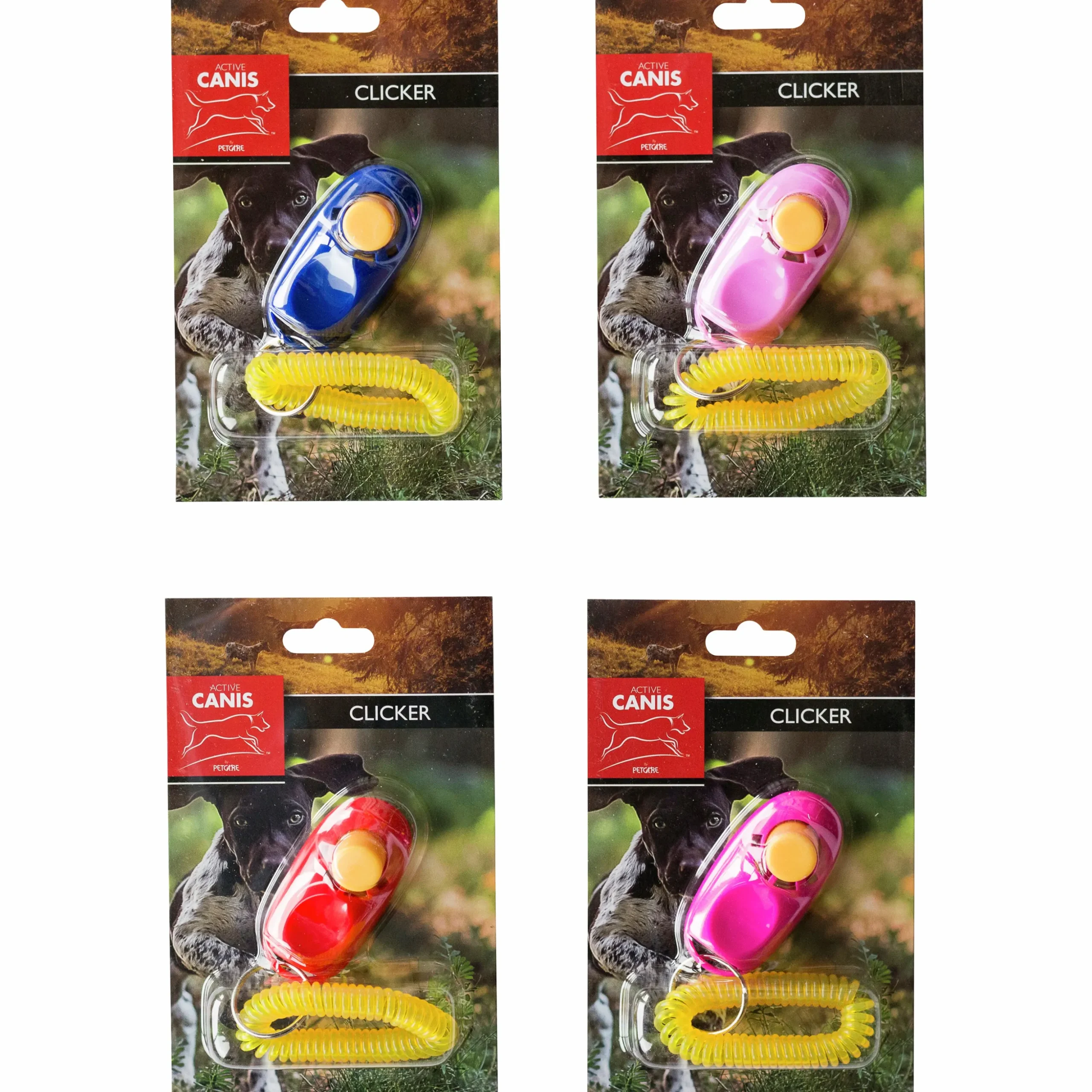 Klicker Active Canis med armband Blandade färger