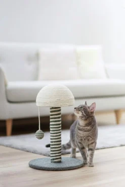 Klöspelare för kattunge Kerbl Funghi Vit/Svart 42cm