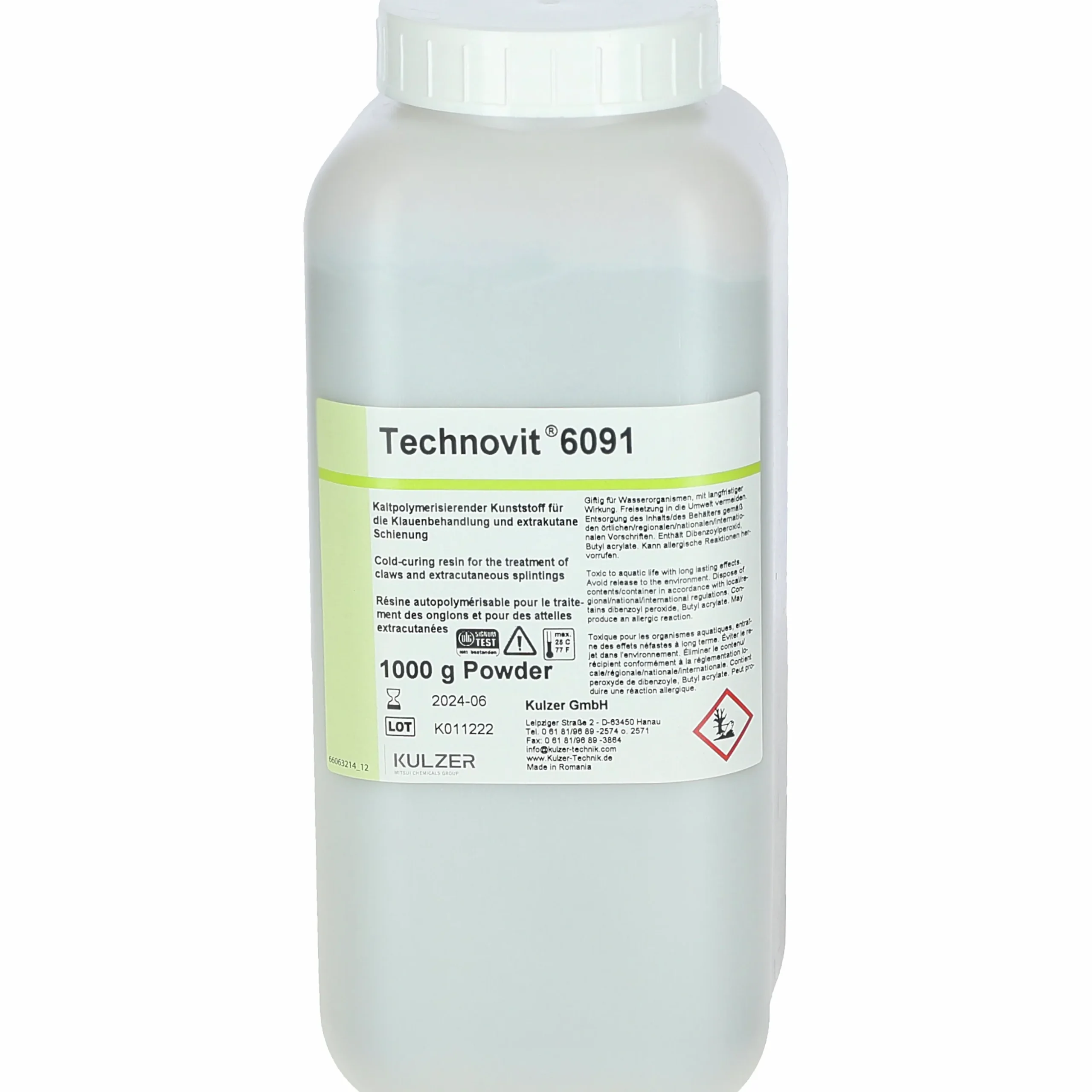 Klövlagning Technovit pulver 1kg