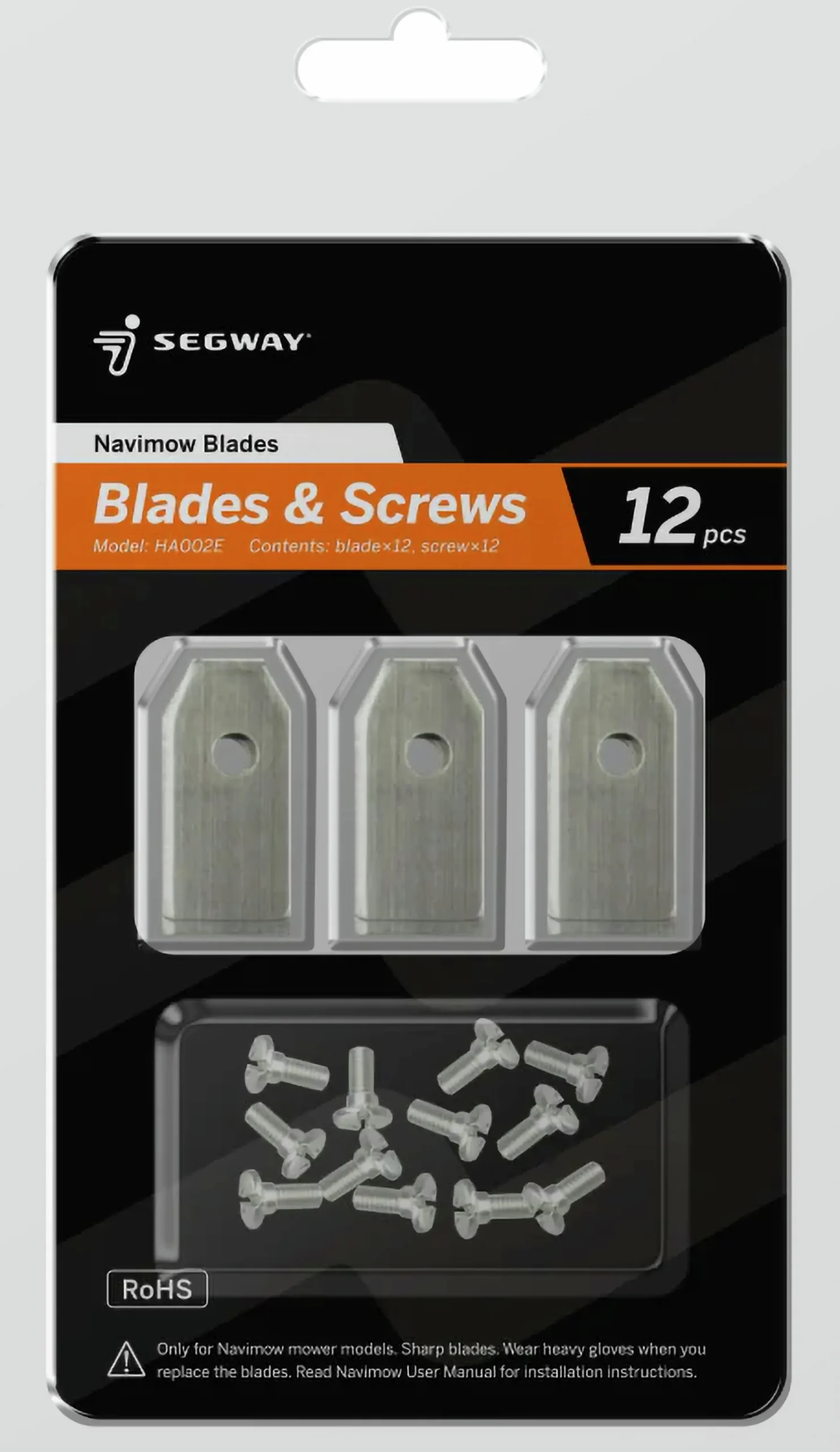 Knivsats Segway Navimow Knivblad och Skruvar 12-p