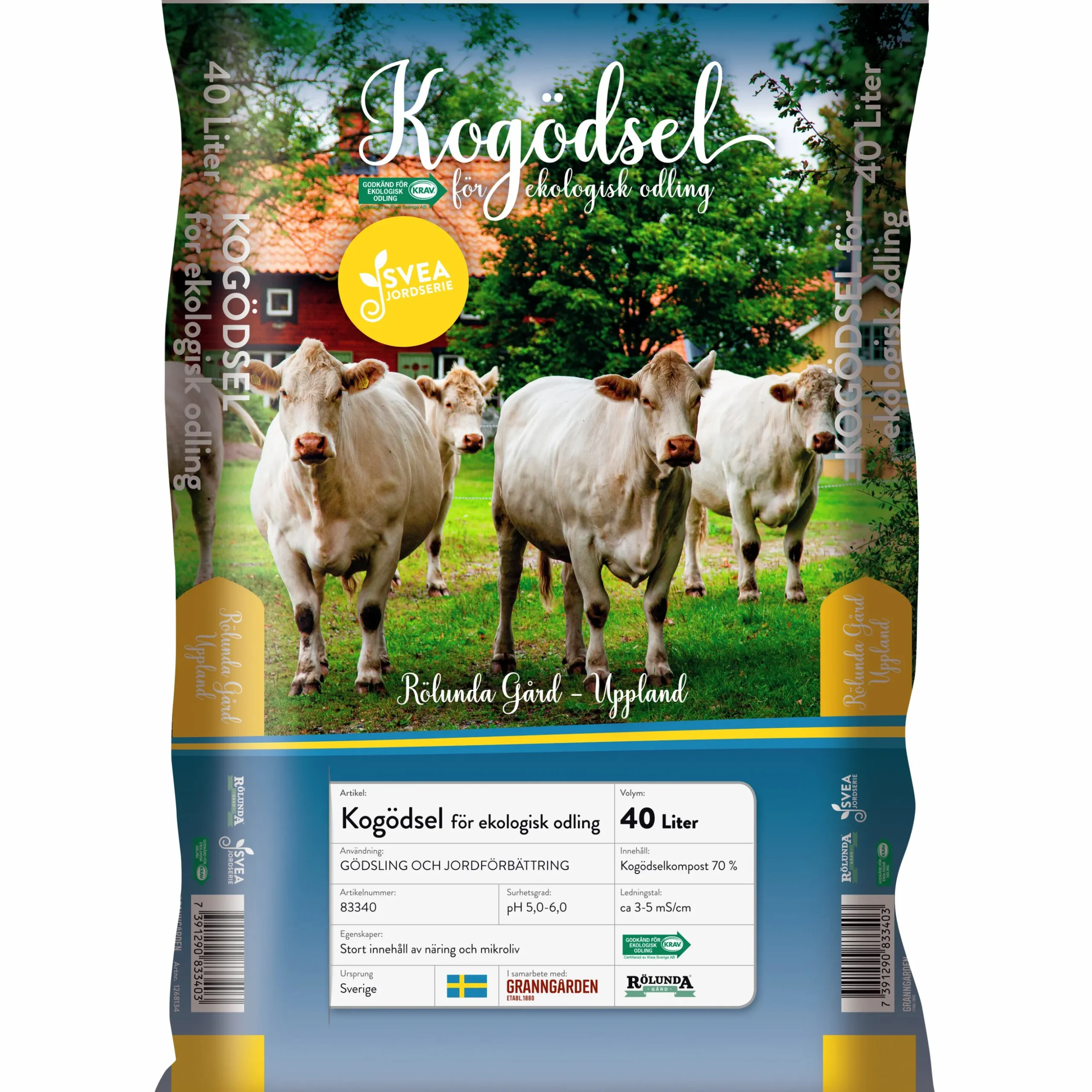 Kogödsel Granngården Svea KRAV 40L