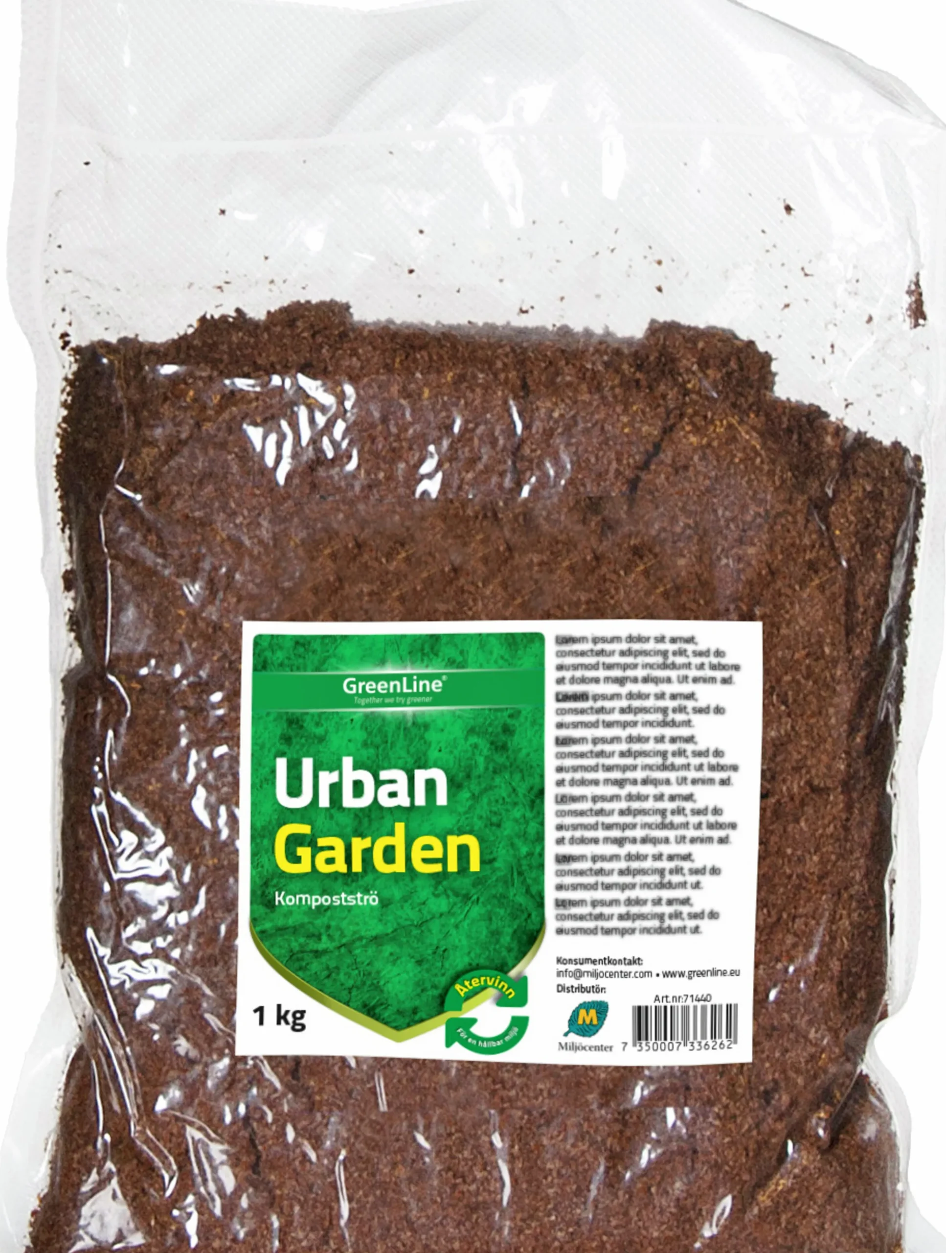 Kompostströ Greenline Urban Garden 1kg