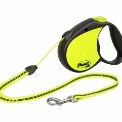 Koppel Flexi Neon Reflect Lina Gul S 5m