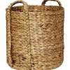 Korg Granngården Vattenhyacint Flätade handtag L Ø36x35cm