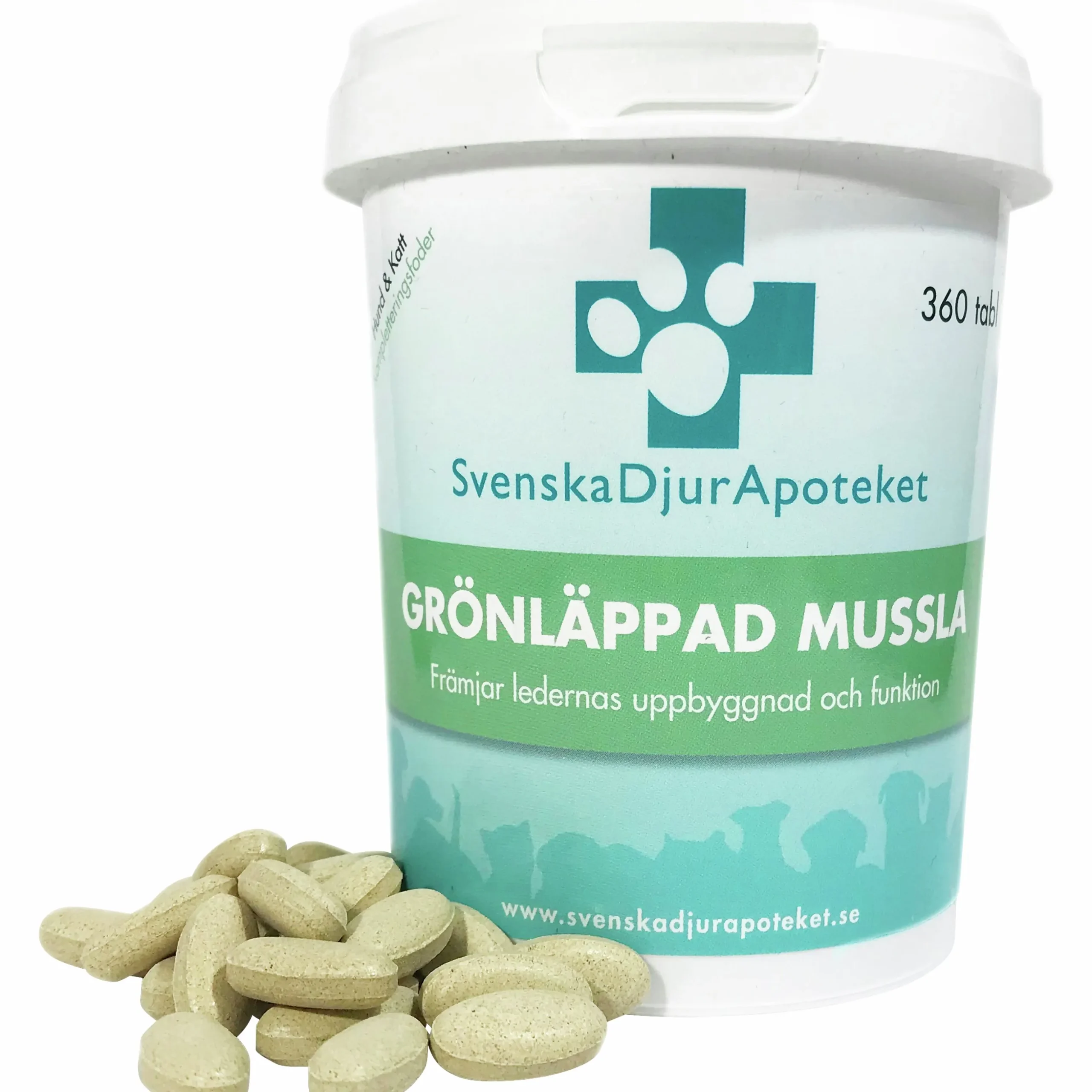 Kosttillskott Svenska DjurApoteket Grönläppad Mussla 120-p