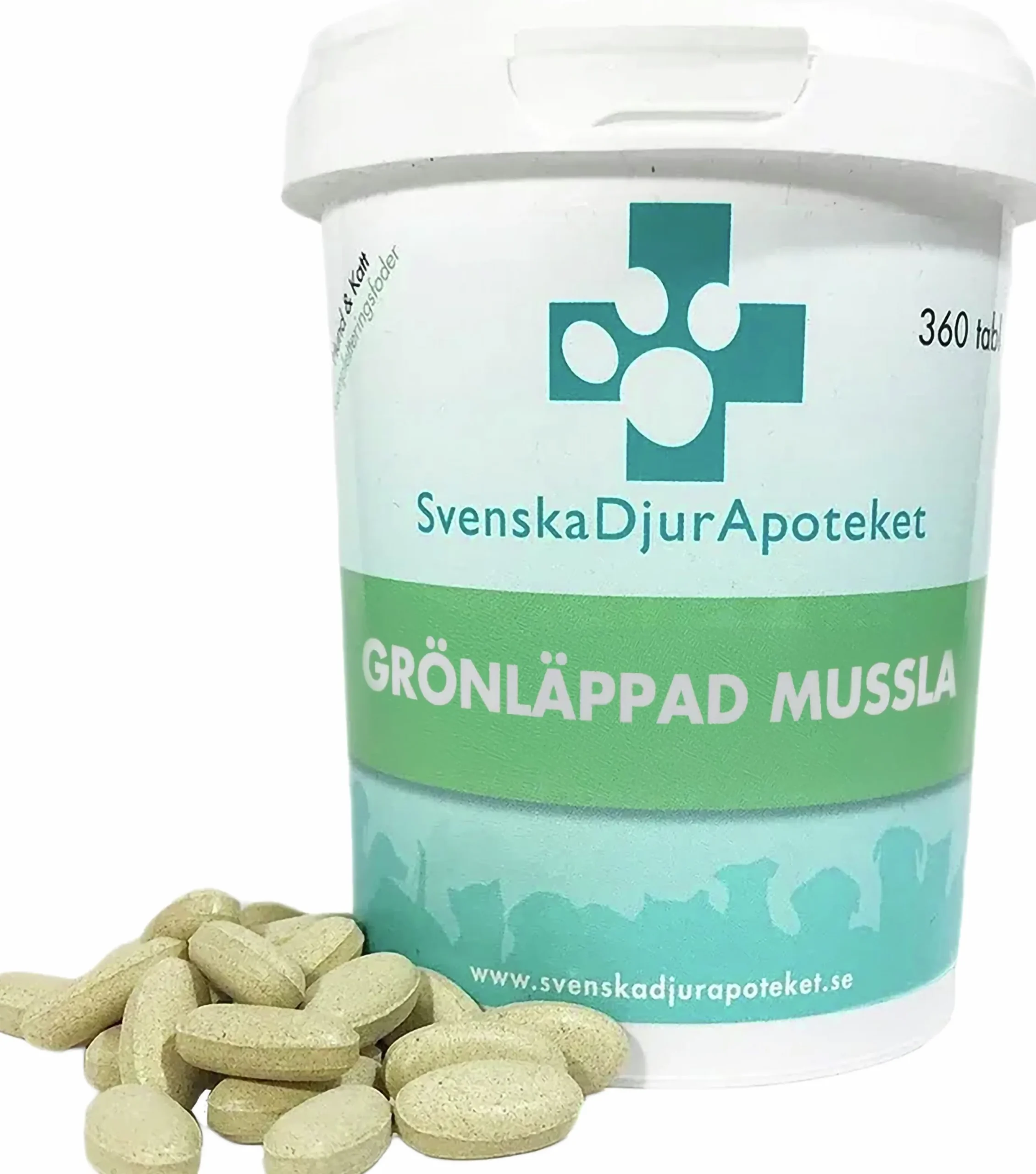 Kosttillskott Svenska DjurApoteket Grönläppad Mussla 360-p