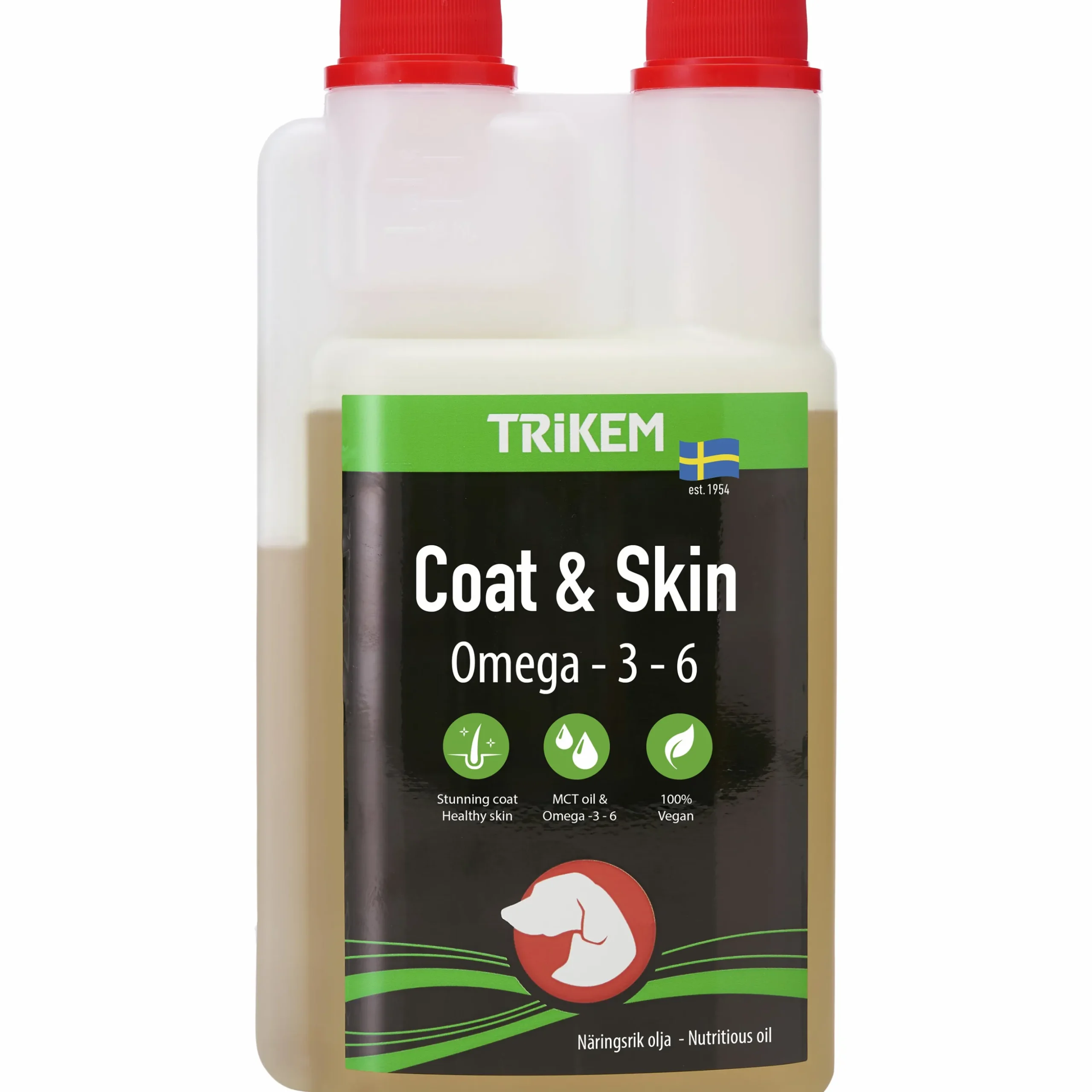 Kosttillskott Trikem Coat & Skin Olja 500ml