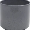 Kruka Zeline Cylinder Blank Grå Ø14,5cm höjd 12cm