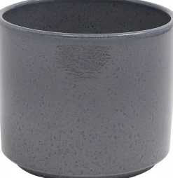 Kruka Zeline Cylinder Blank Grå Ø14,5cm höjd 12cm