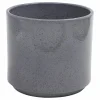 Kruka Zeline Cylinder Blank Grå Ø16,5cm höjd 14,5cm