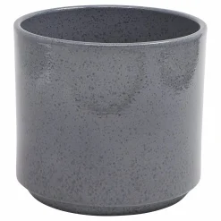 Kruka Zeline Cylinder Blank Grå Ø16,5cm höjd 14,5cm