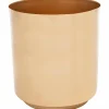 Kruka Zeline Cylinder Metall Guld Ø14,5cm