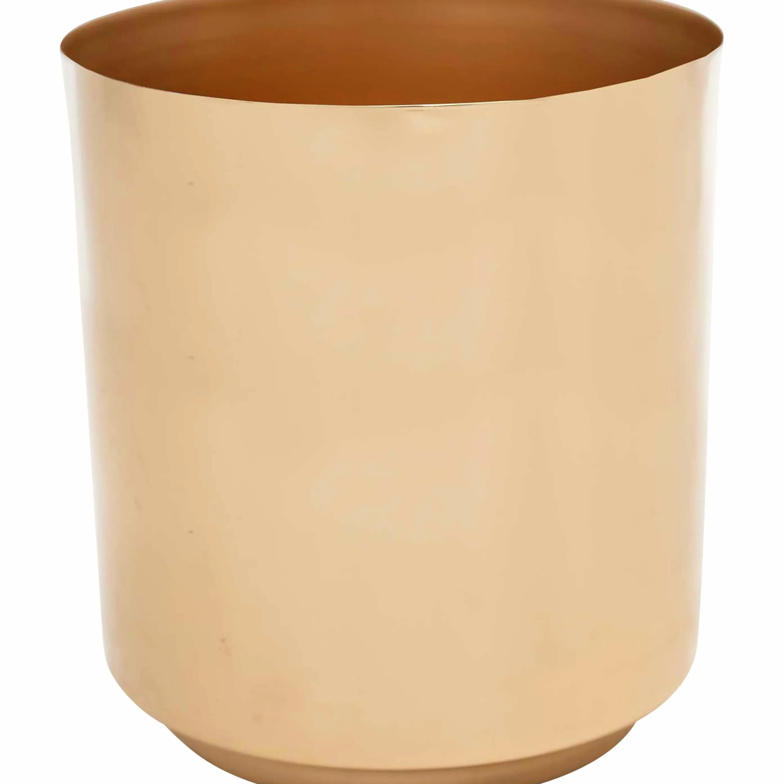 Kruka Zeline Cylinder Metall Guld Ø14,5cm