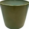 Kruka Zeline Konisk Grön lasyr Ø22cm