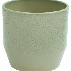 Kruka Zeline Prickar Mörkgrön Ø15cm höjd 15cm