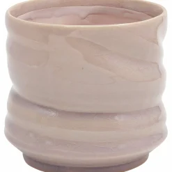 Kruka Zeline Svarvad Rosa Ø13,5cm höjd 13cm