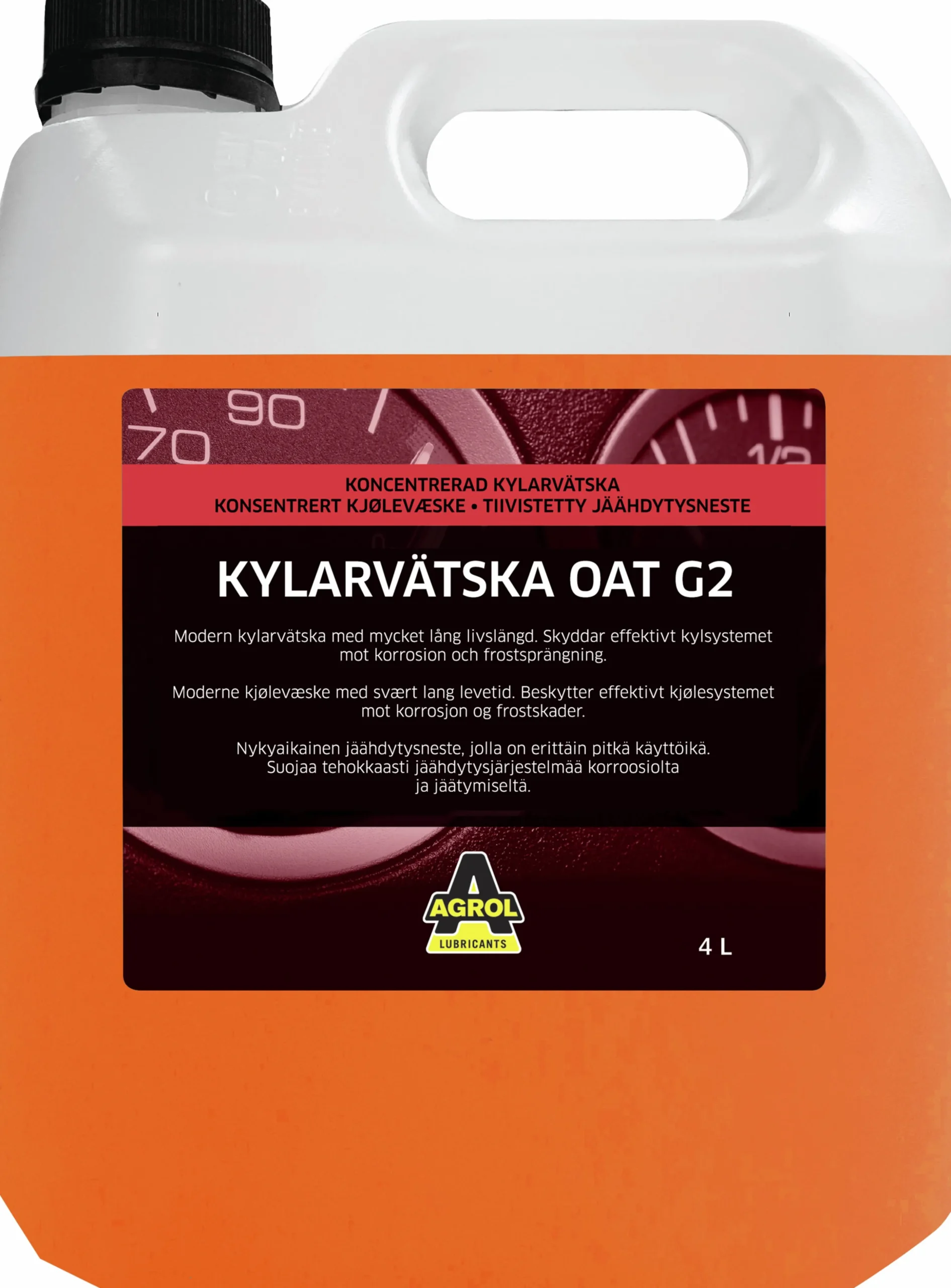 Kylarvätska Agrol Coolant OAT G2 Koncentrerad