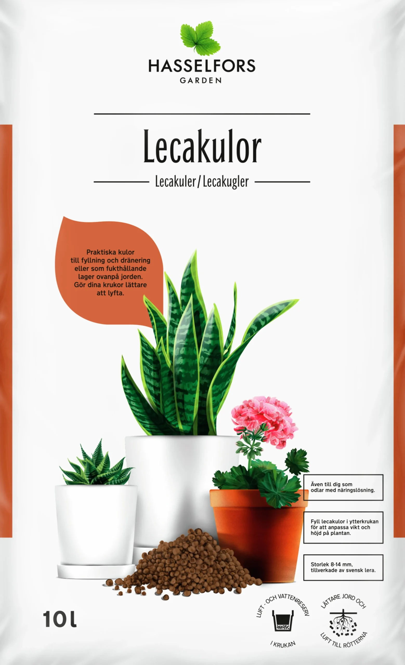 Lecakulor Hasselfors 10L