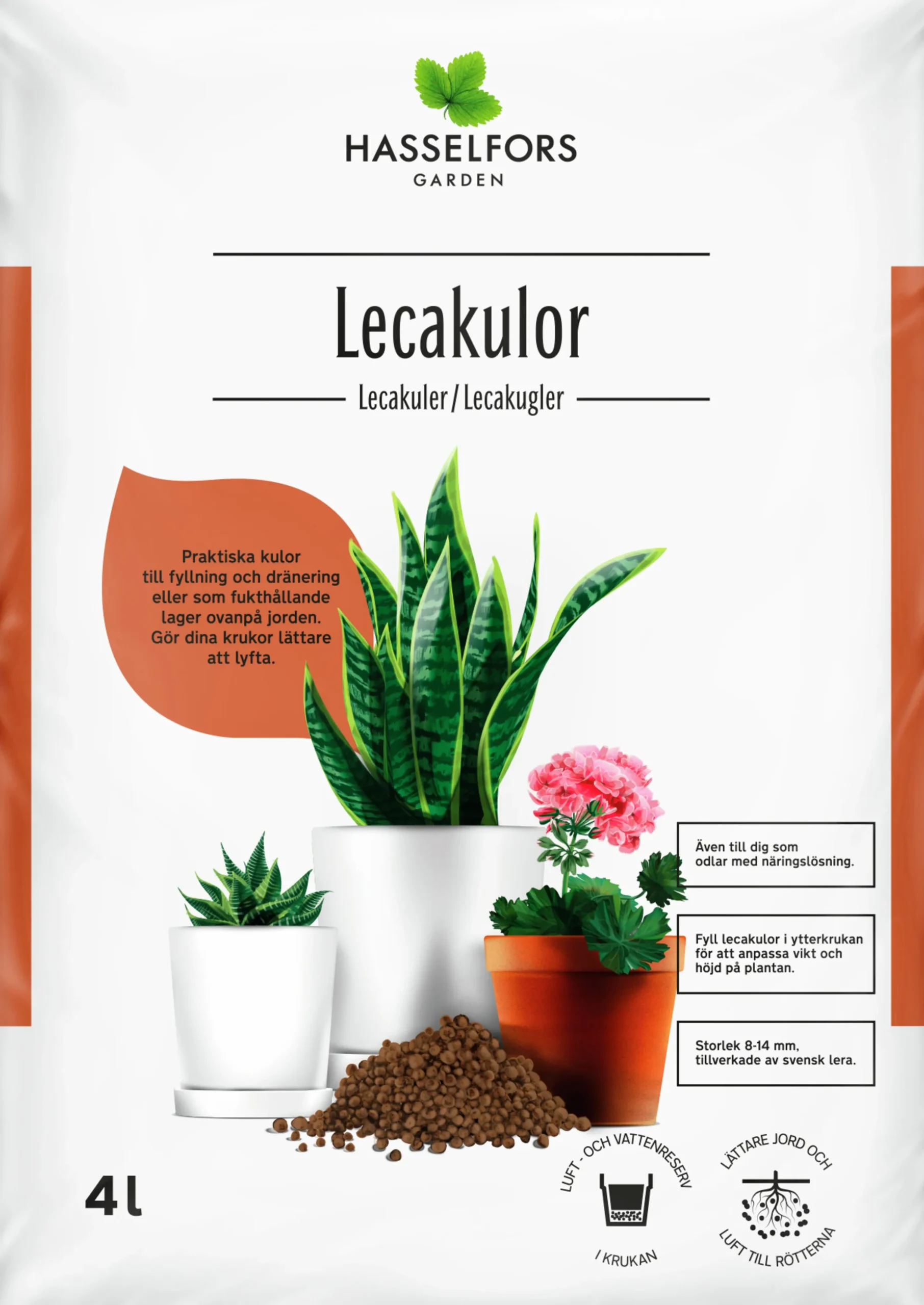 Lecakulor Hasselfors 4L