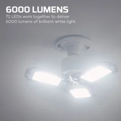 LED-lampa PTX Pro NEBO Vinklingsbar 6000 lumen