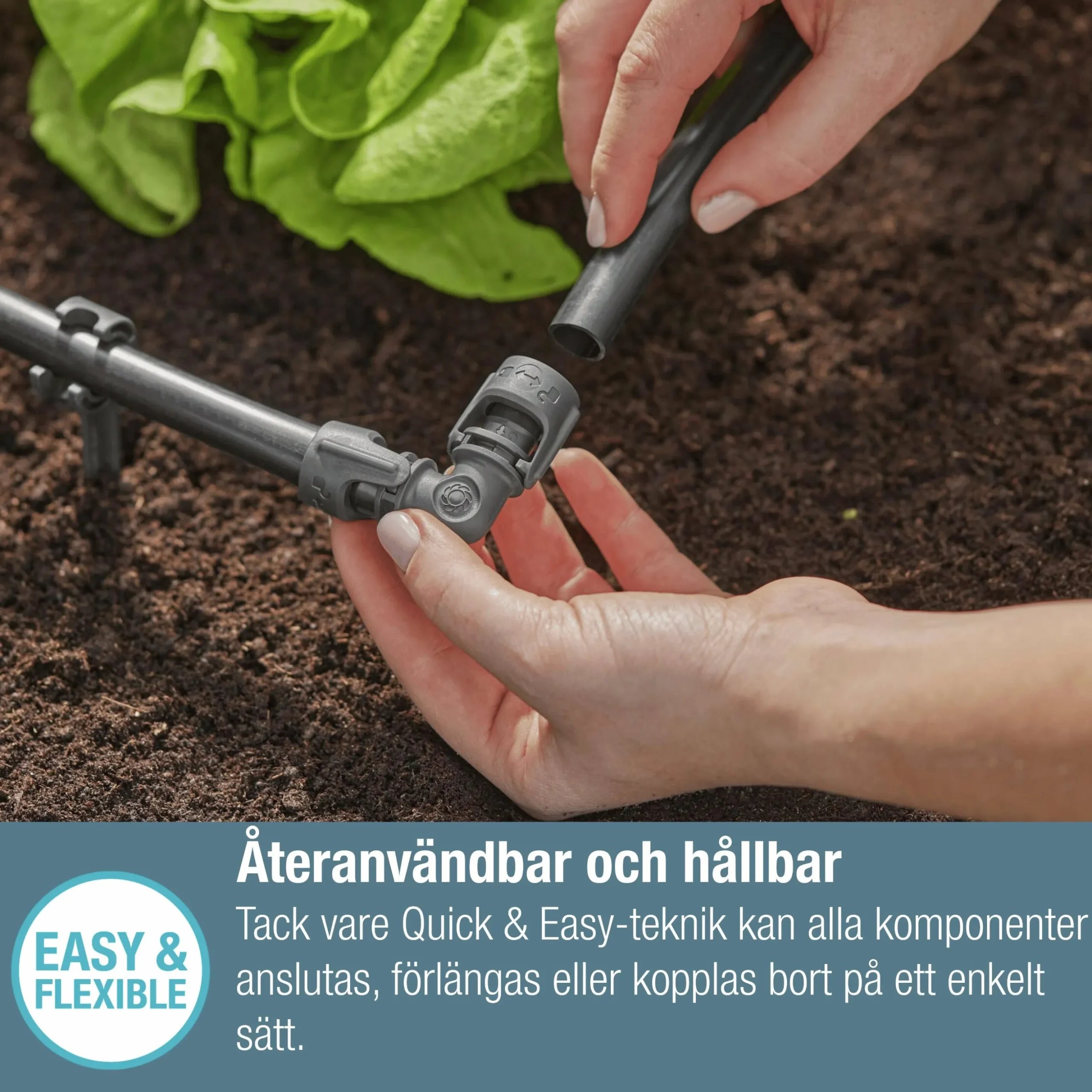 L-koppling Gardena MicroDrip 1/2" 2-p