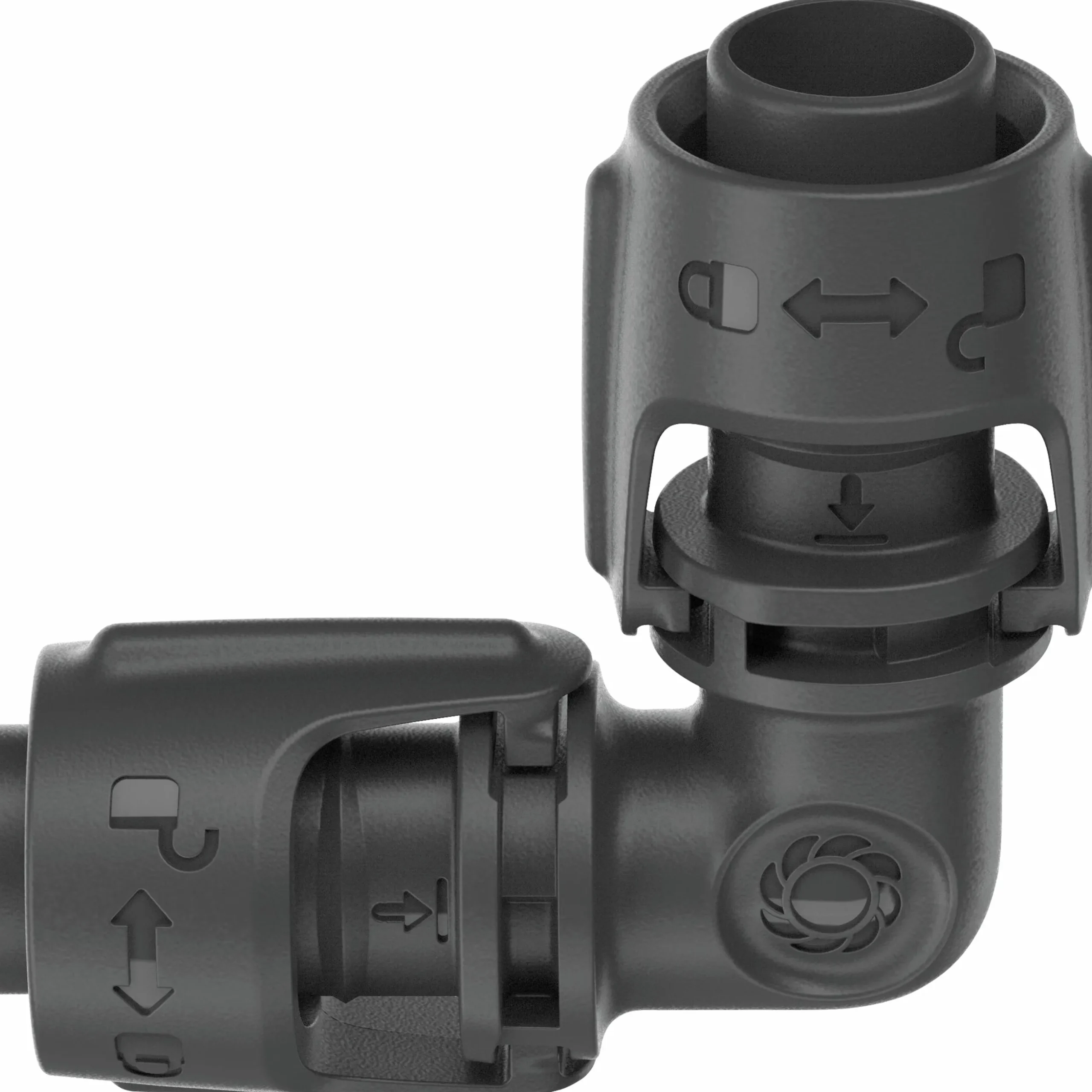 L-koppling Gardena MicroDrip 1/2" 2-p