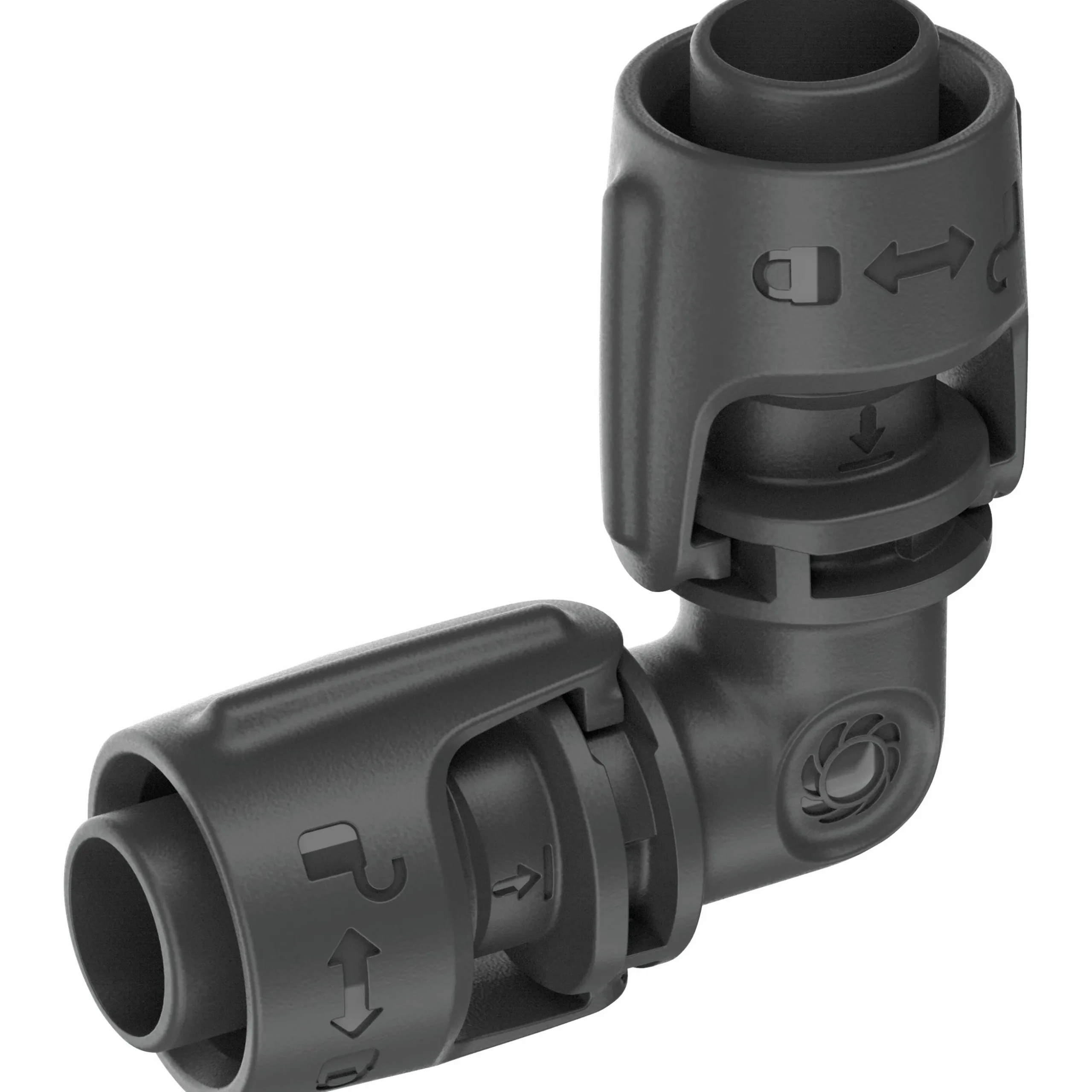 L-koppling Gardena MicroDrip 1/2" 2-p