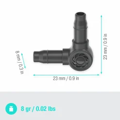 L-koppling Gardena MicroDrip 3/16