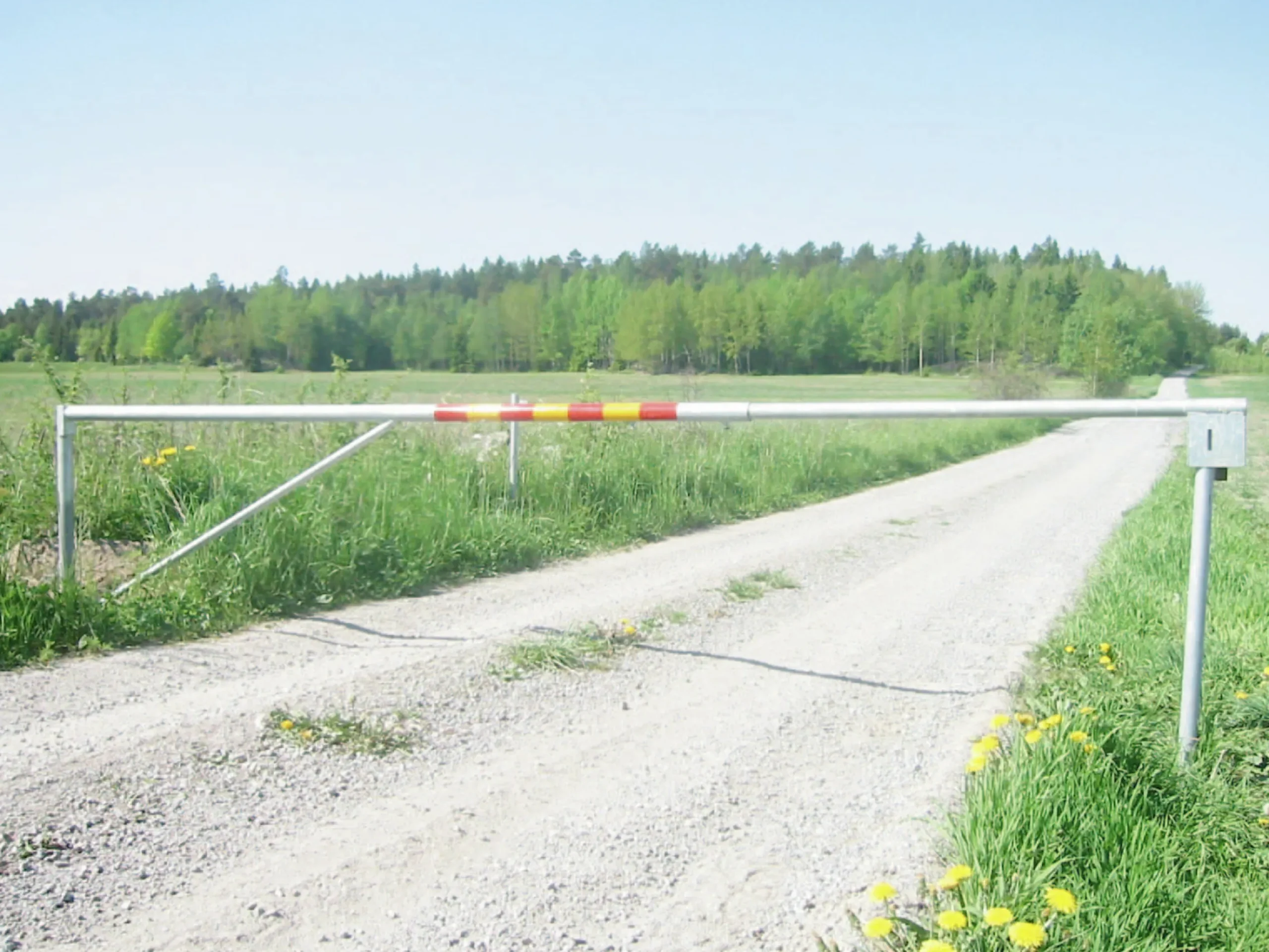Låsstolpe Skälby Maskin till vägbom 170cm