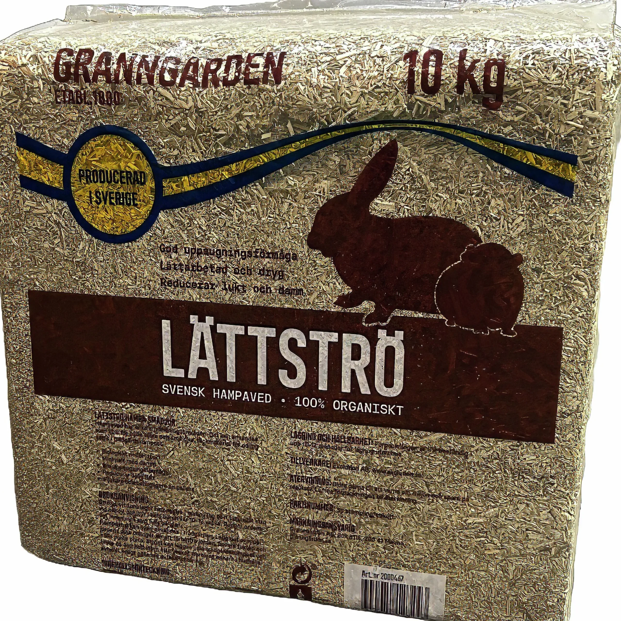 Lättströ Granngården Hampa 10kg