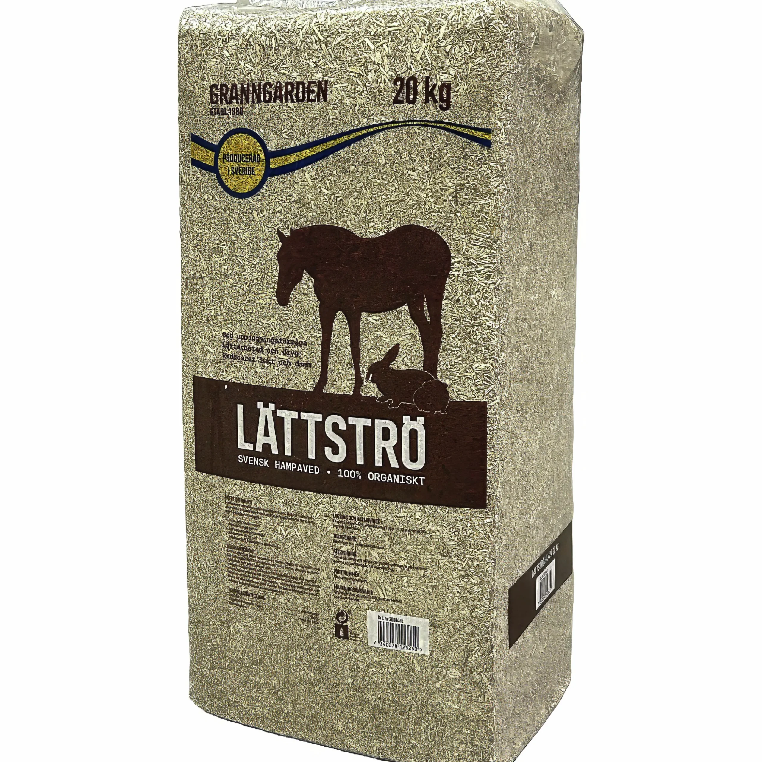 Lättströ Granngården Hampa 20kg